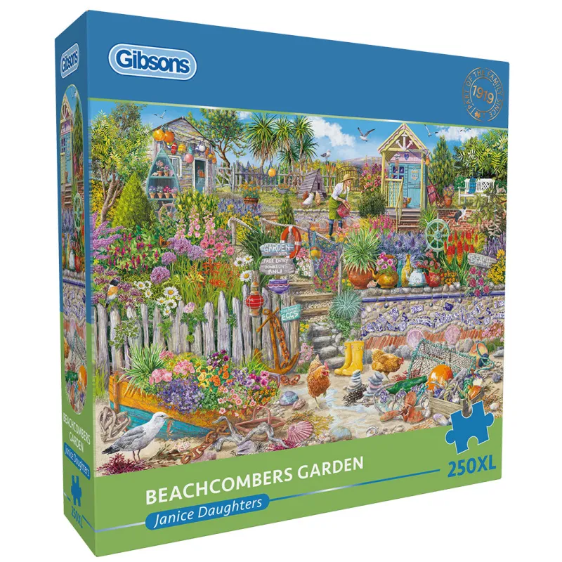 Gibsons - Beachcomber's Garden - 250 XL Pieces New