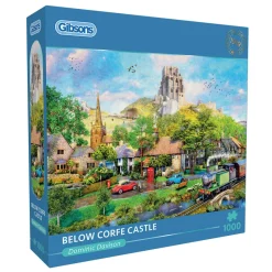 Gibsons - Below Corfe Castle - 1000 Piece Jigsaw Puzzle Hot