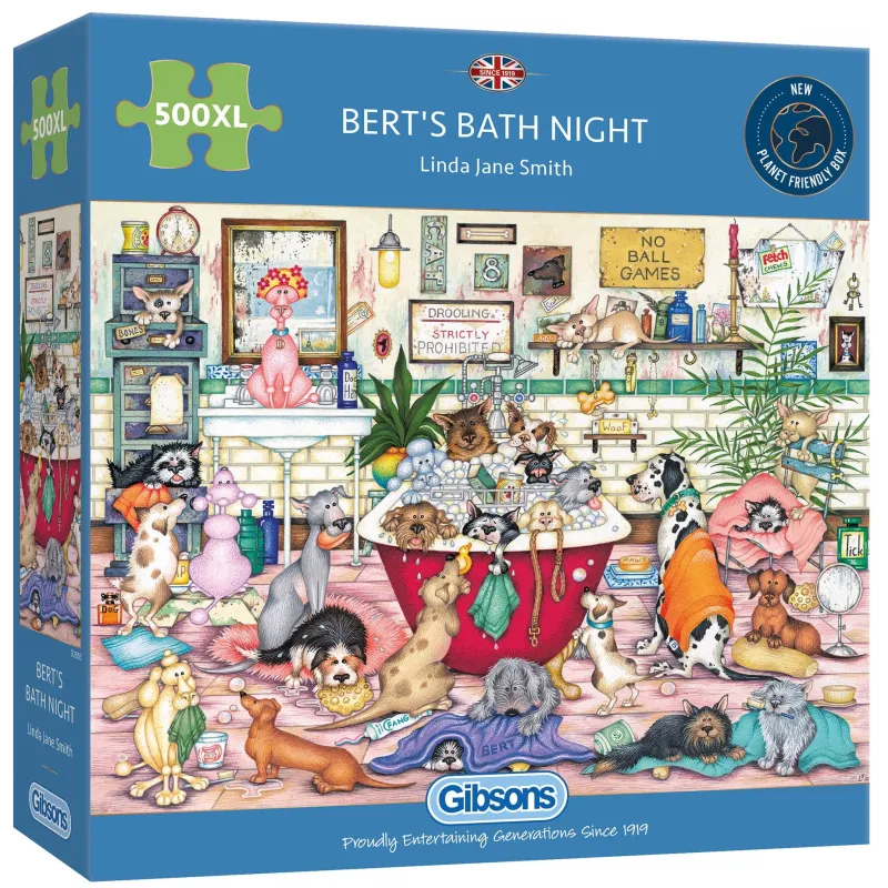 Gibsons - Bert's Bath Night - 500 XL Piece Jigsaw Puzzle Best