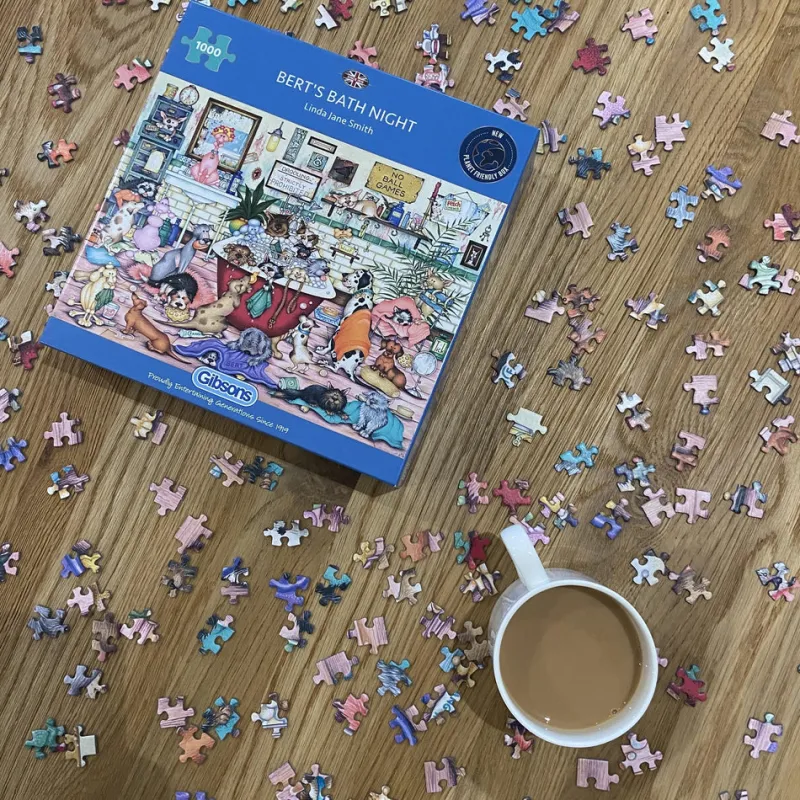 Gibsons - Bert's Bath Night - 1000 Piece Jigsaw Puzzle Sale