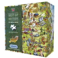 Gibsons - Best of British - 500 Piece Jigsaw Puzzle Clearance