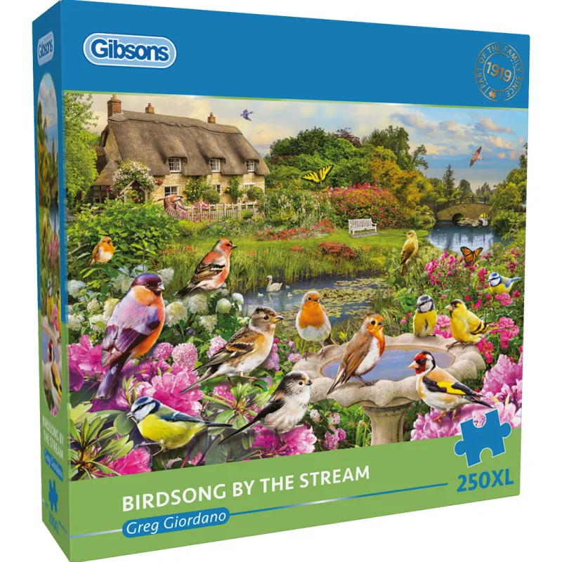 Gibsons - Birdsong by the Stream - 250 XL Piece Jigsaw Puzzle Discount