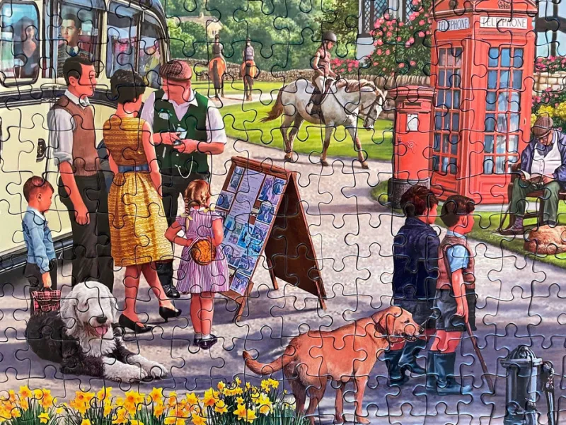 Gibsons - Boarding the Bus - 1000 Piece Jigsaw Puzzle New