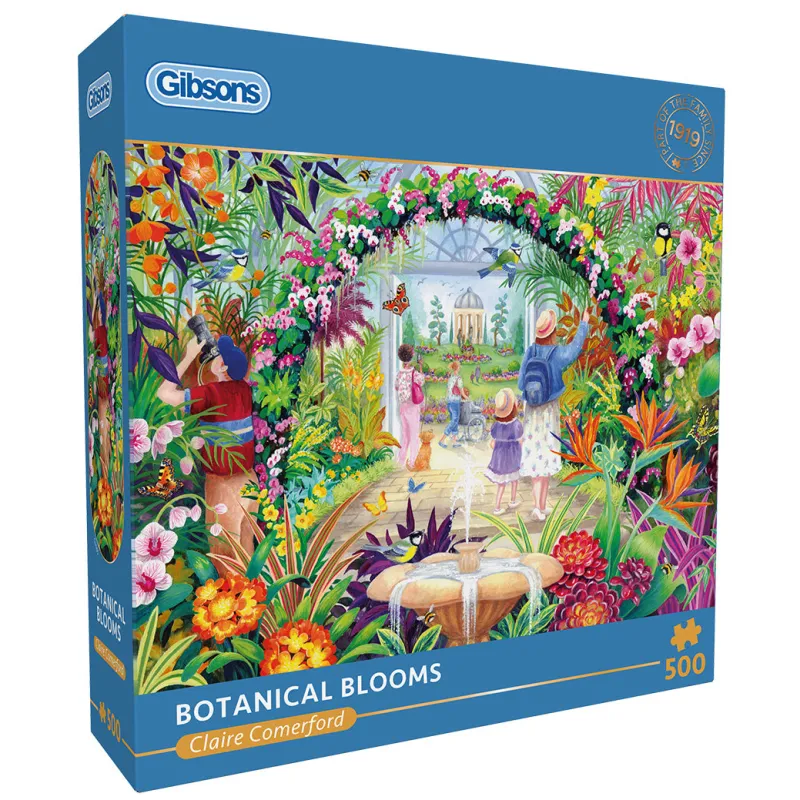 Gibsons - Botanical Blooms - 500 Piece Jigsaw Puzzle Discount