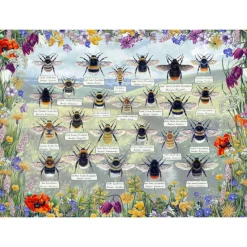 Gibsons - Brilliant Bees - 1000 Piece Jigsaw Puzzle Outlet