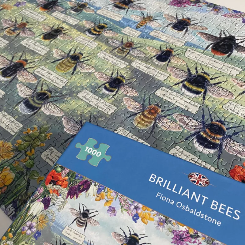 Gibsons - Brilliant Bees - 1000 Piece Jigsaw Puzzle Outlet