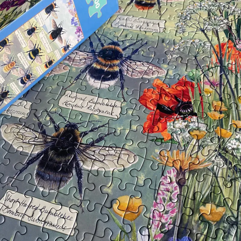 Gibsons - Brilliant Bees - 1000 Piece Jigsaw Puzzle Outlet