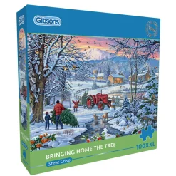 Gibsons - Bringing Home the Tree - 100 XL Piece Jigsaw Puzzle Discount