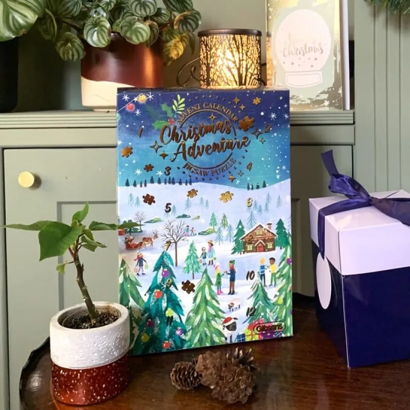 Gibsons - Christmas Advent Jigsaw Calandar - 1000 Piece Jigsaw Puzzle Fashion