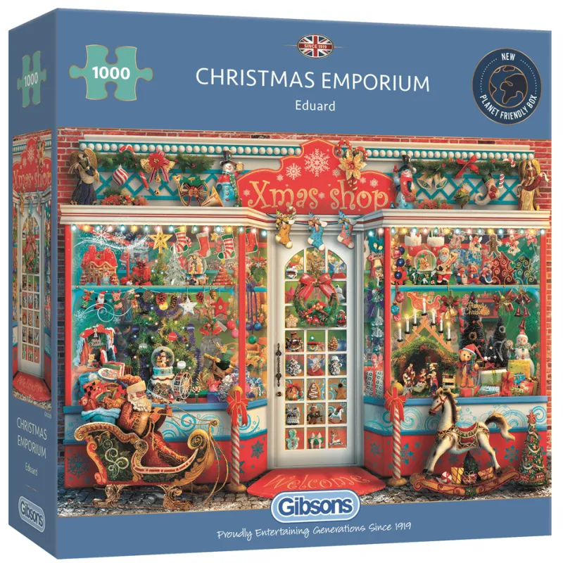 Gibsons - Christmas Emporium - 1000 Piece Jigsaw Puzzle Sale