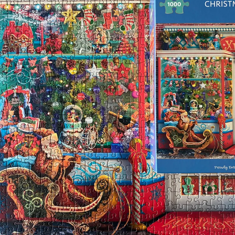 Gibsons - Christmas Emporium - 1000 Piece Jigsaw Puzzle Sale