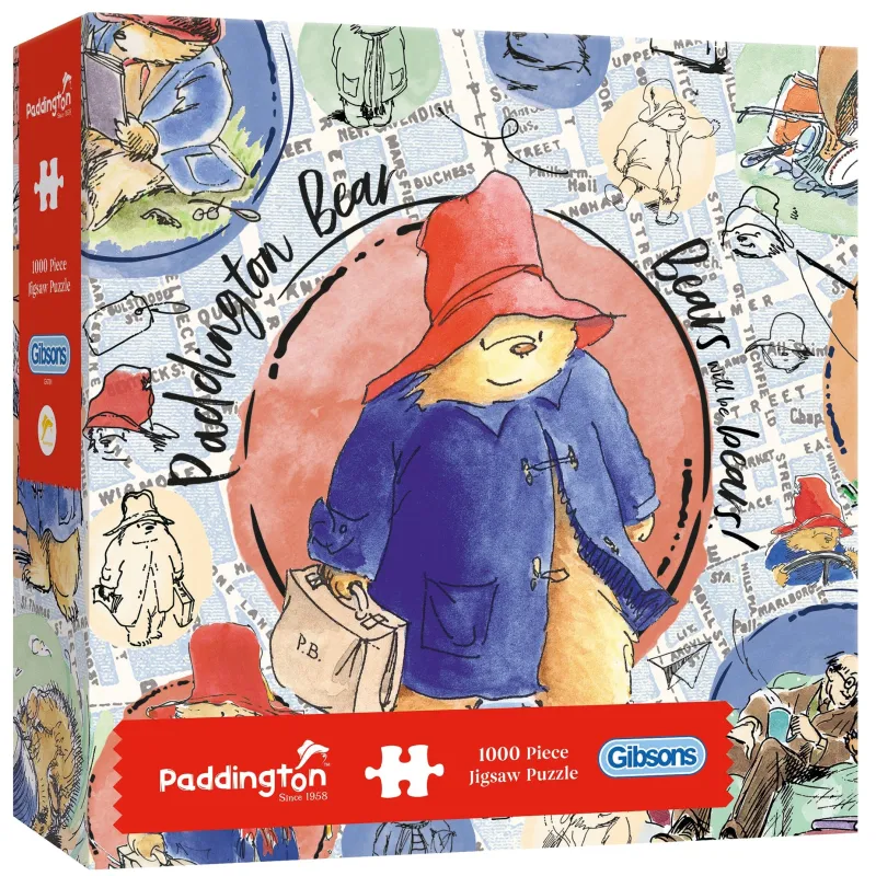 Gibsons - Classic Gift Paddington - 1000 Piece Jigsaw Puzzle Hot