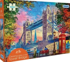Gibsons - Clearing Skies over Tower Bridge - 1000 Piece Jigsaw Puzzle Sale