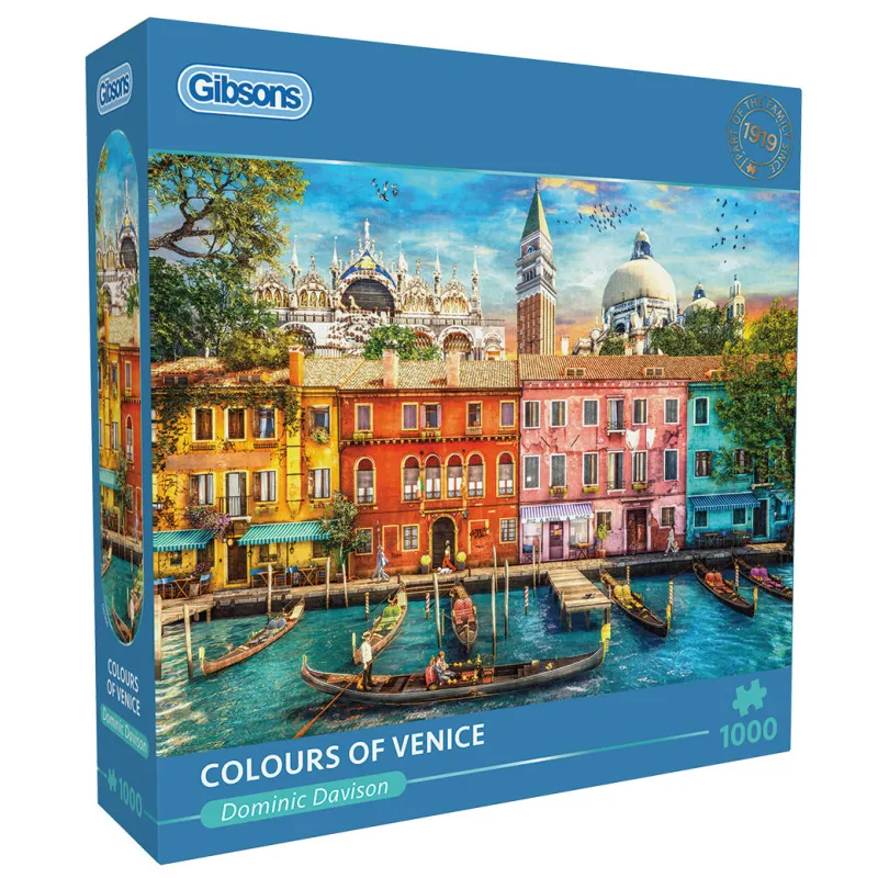 Gibsons - Colours of Venice - 1000 Piece Jigsaw Puzzle Fashion