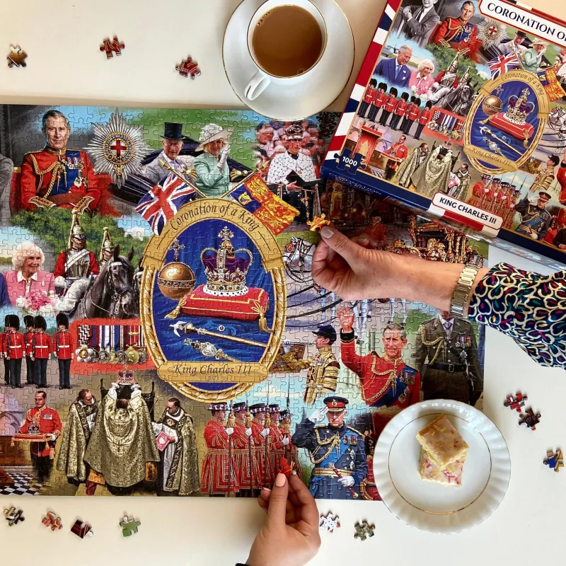 Gibsons - Coronation of a King - 1000 Piece Jigsaw Puzzle New