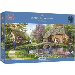 Gibsons - Cottage by the Brook - 636 Piece Jigsaw Puzzle Fashion