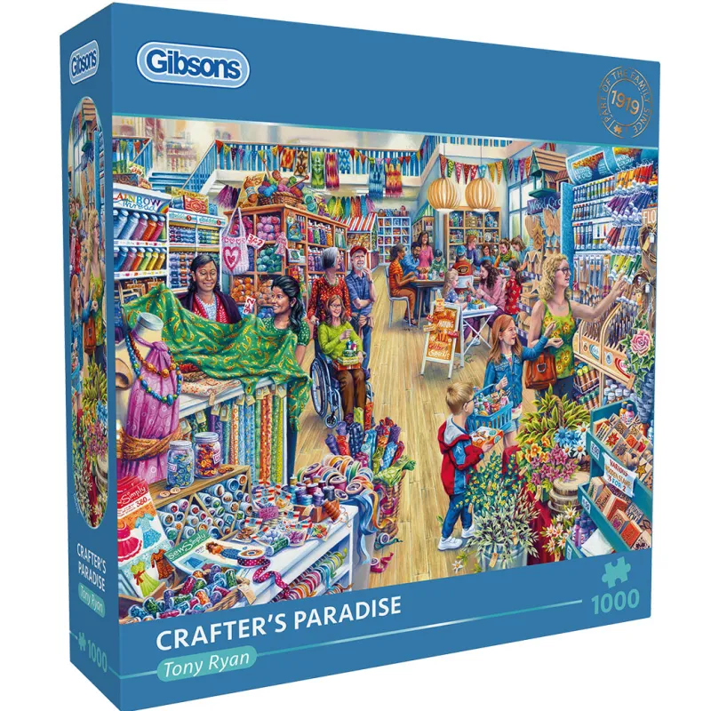 Gibsons - Crafter's Paradise - 1000 Piece Jigsaw Puzzle Hot