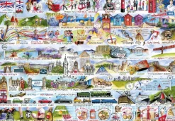 Gibsons - Cream Teas & Queuing - 2000 Piece Jigsaw Puzzle Clearance