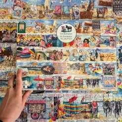 Gibsons - Deckchairs and Donkeys - 1000 Piece Jigsaw Puzzle Best