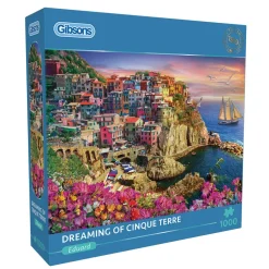 Gibsons - Dreaming of Cinque Terre - 1000 Piece Jigsaw Puzzle Hot