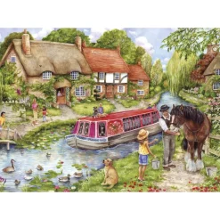 Gibsons - Drifting Downstream - 500 Piece Jigsaw Puzzle Outlet