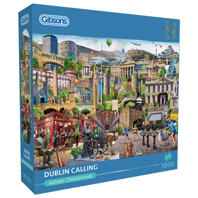 Gibsons - Dublin Calling - 1000 Piece Jigsaw Puzzle Clearance
