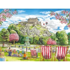 Gibsons - Edinburgh - 2 X 500 Piece Jigsaw Puzzle Best