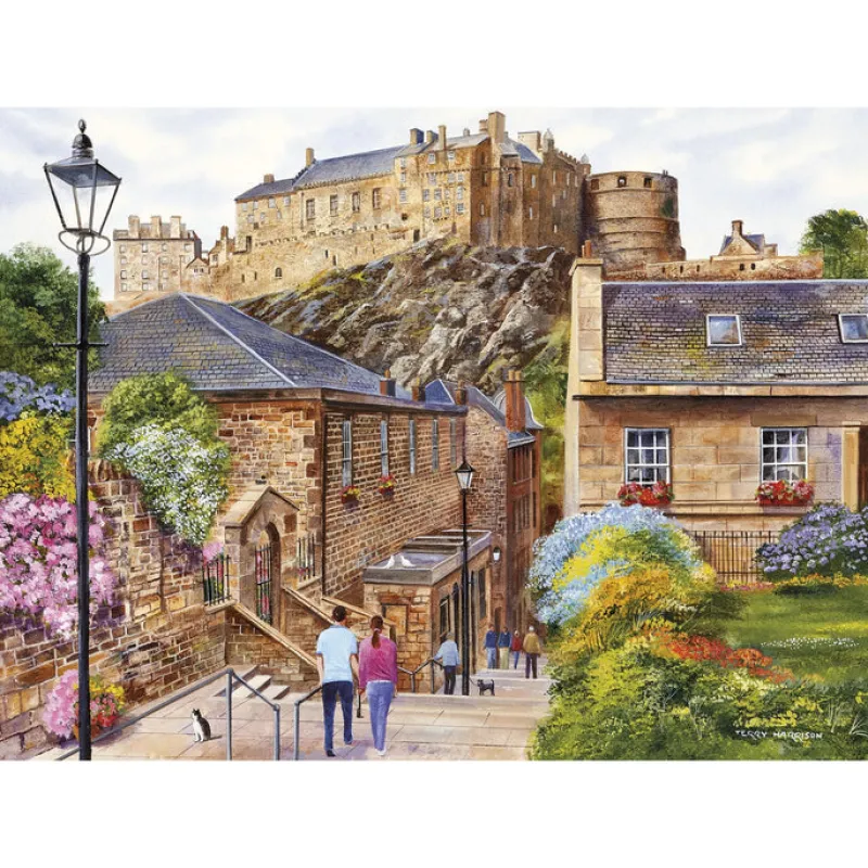 Gibsons - Edinburgh - The Vennel - 1000 Piece Jigsaw Puzzle Discount