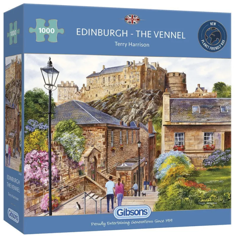 Gibsons - Edinburgh - The Vennel - 1000 Piece Jigsaw Puzzle Discount