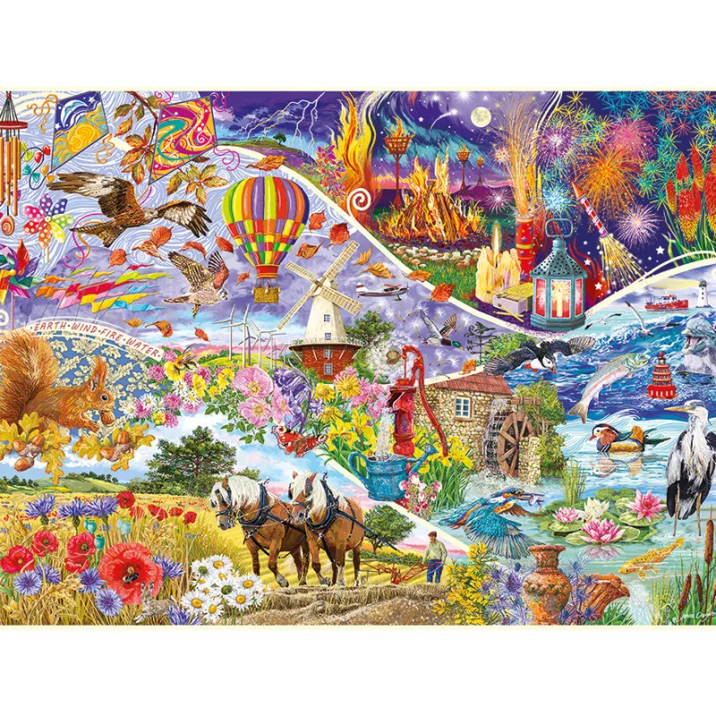 Gibsons - Elemental - 1000 Pieces Outlet