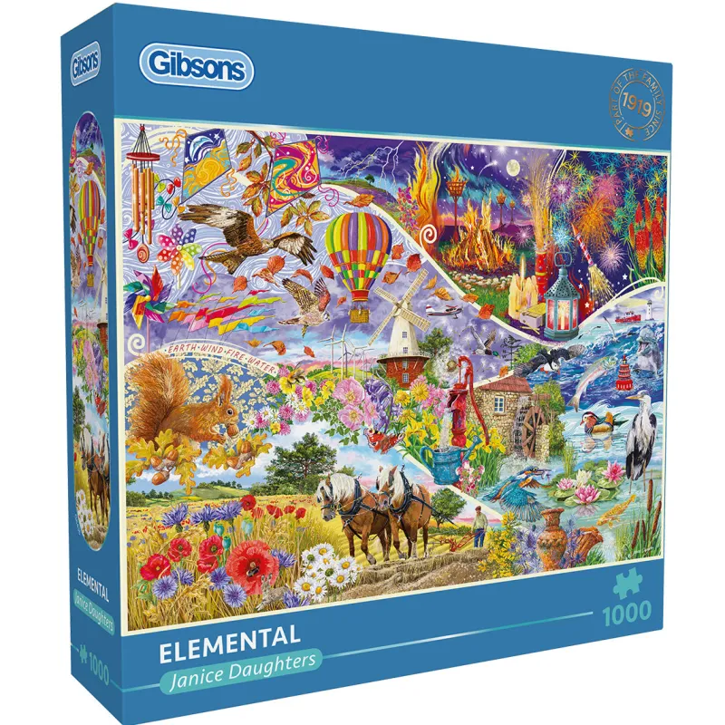 Gibsons - Elemental - 1000 Pieces Outlet