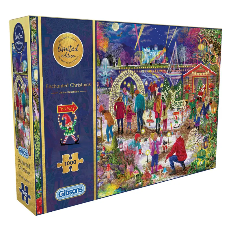 Gibsons - Enchanted Christmas - 1000 Piece Jigsaw Puzzle Fashion