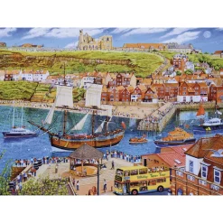 Gibsons - Endeavour Whitby - 1000 Piece Jigsaw Puzzle Discount