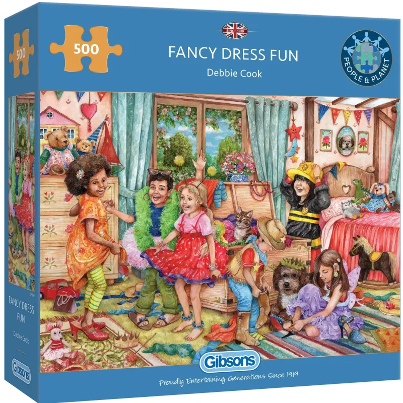 Gibsons - Fancy Dress Fun - 500 Piece Jigsaw Puzzle Online