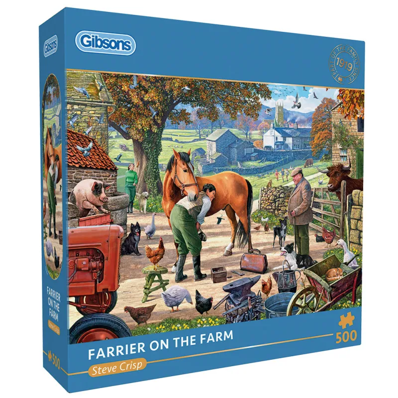 Gibsons - Farrier on the Farm - 500 Piece Jigsaw Puzzle Sale