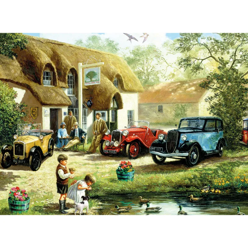 Gibsons - Feeding the Ducks - 500 Piece Jigsaw Puzzle Best