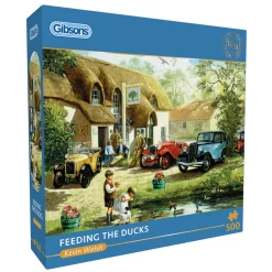 Gibsons - Feeding the Ducks - 500 Piece Jigsaw Puzzle Best