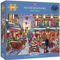 Gibsons - Festive Boulevard - 500 Piece Jigsaw Puzzle Best
