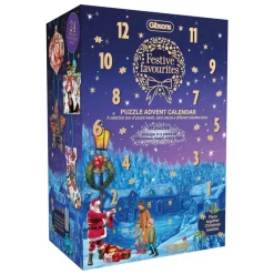 Gibsons - Festive Favourites – Advent Calendar Jigsaw Puzzles New