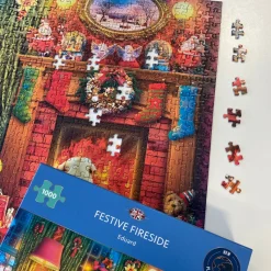 Gibsons - Festive Fireside - 1000 Piece Jigsaw Puzzle Outlet