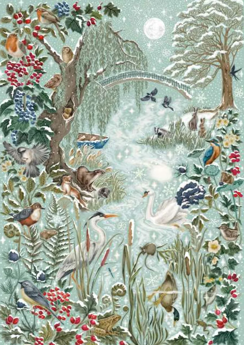 Gibsons - Frosted River - 1000 Piece Jigsaw Puzzle Clearance