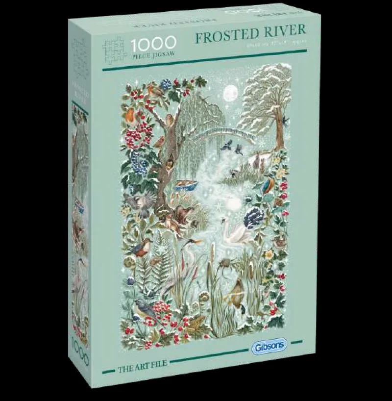 Gibsons - Frosted River - 1000 Piece Jigsaw Puzzle Clearance