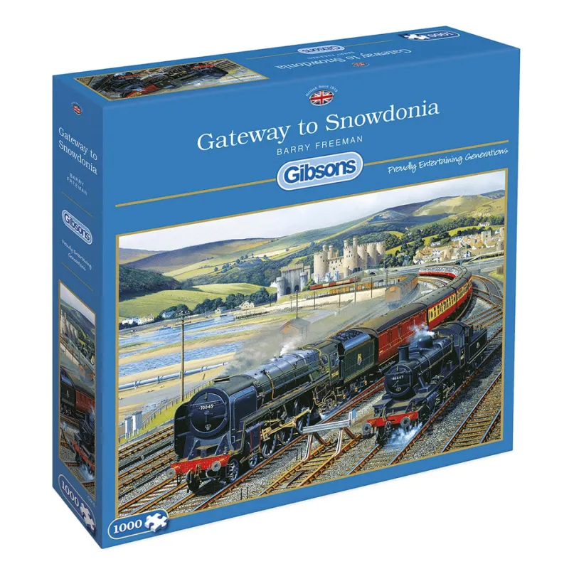 Gibsons - Gateway to Snowdonia - 1000 Piece Jigsaw Puzzle Outlet
