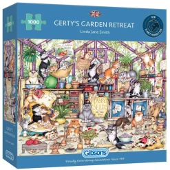 Gibsons - Gerty's Garden Retreat - 1000 Piece Jigsaw Puzzle Hot