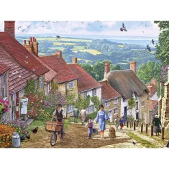 Gibsons - Gold Hill - 1000 Piece Jigsaw Puzzle Online