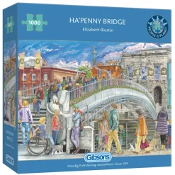 Gibsons - Ha'penny Bridge - 1000 Piece Jigsaw Puzzle Outlet