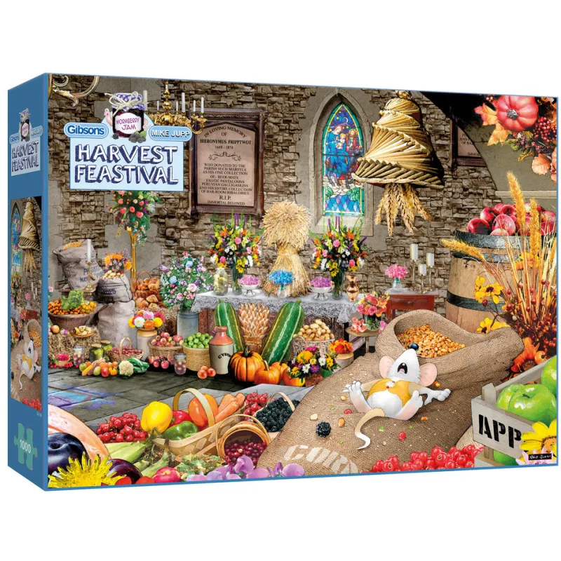 Gibsons - Harvest Feastival - 1000 Piece Jigsaw Puzzle Sale