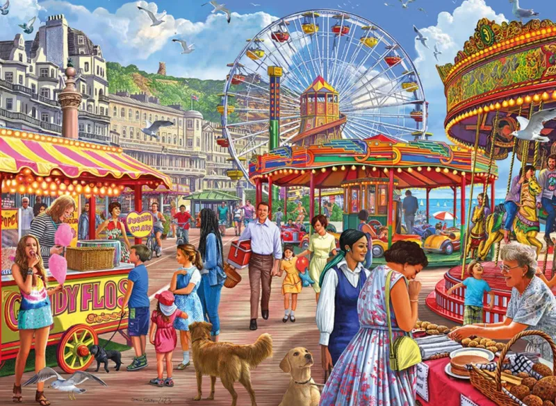 Gibsons - Hastings Promenade - 1000 Piece Jigsaw Puzzle Hot