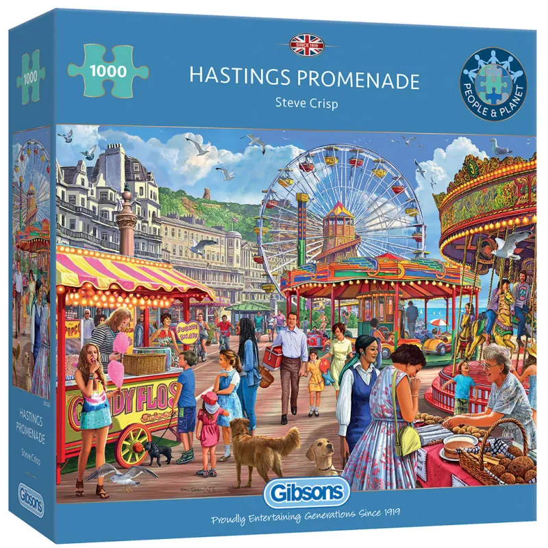 Gibsons - Hastings Promenade - 1000 Piece Jigsaw Puzzle Hot