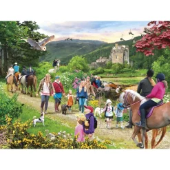 Gibsons - Highland Hike - 1000 Piece Jigsaw Puzzle Best